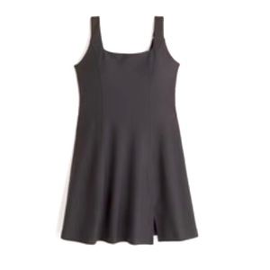 Tennis workout dress with shorts and phone pocket